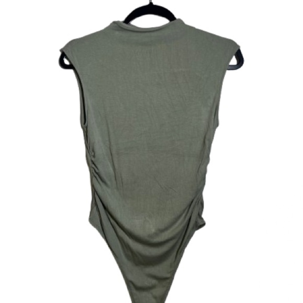 Madden Girl Olive Sleeveless Bodysuit - Size Medium